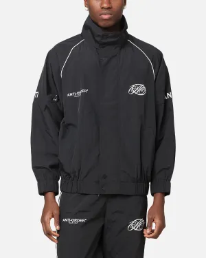 The Anti Order Track Club Windbreaker Jacket Black/Grey