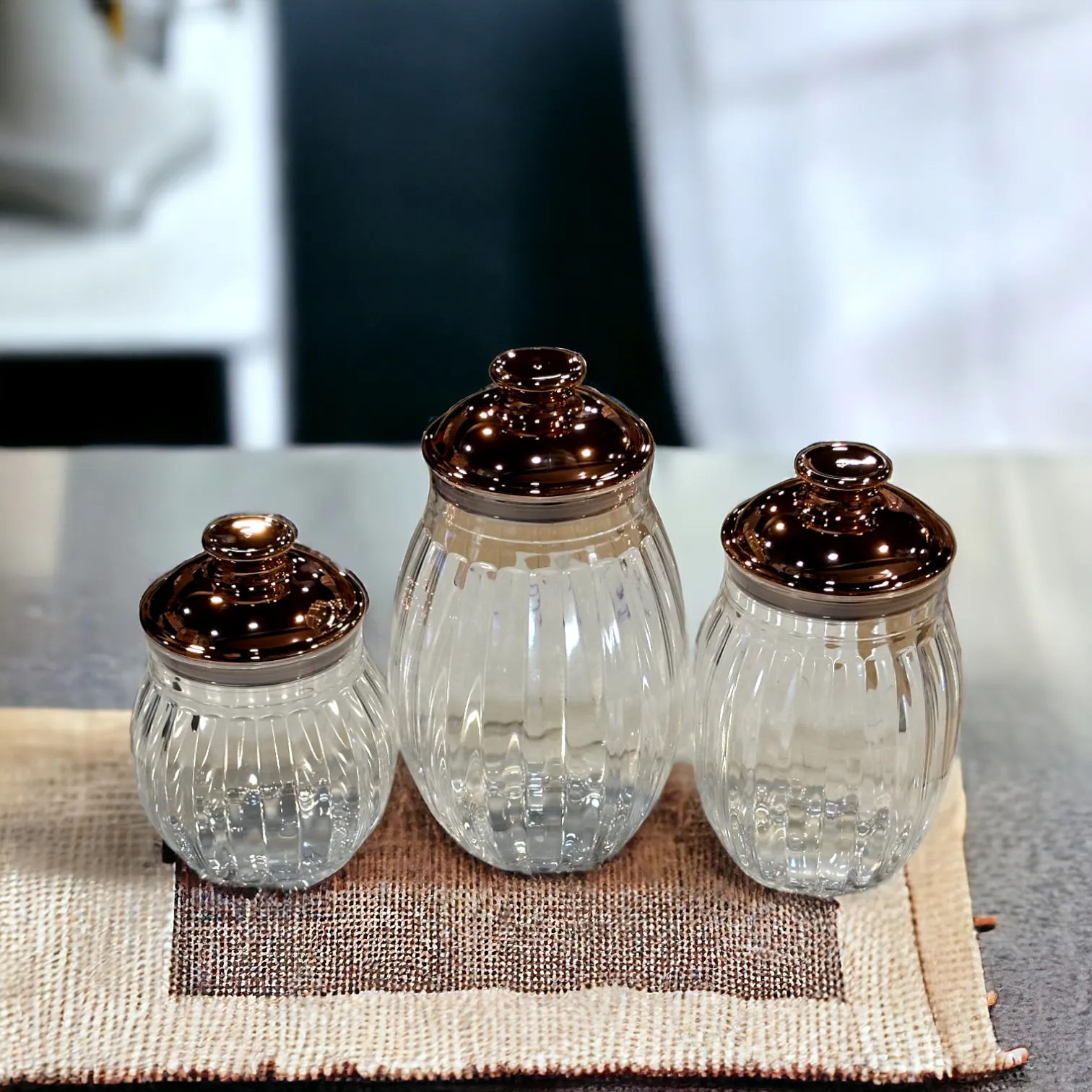 Transparent Airtight Food Storage Jar