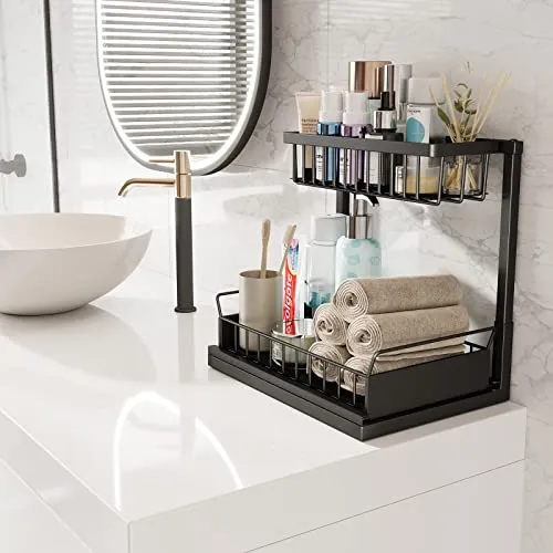 Under Sink Organizer 2 Packs，