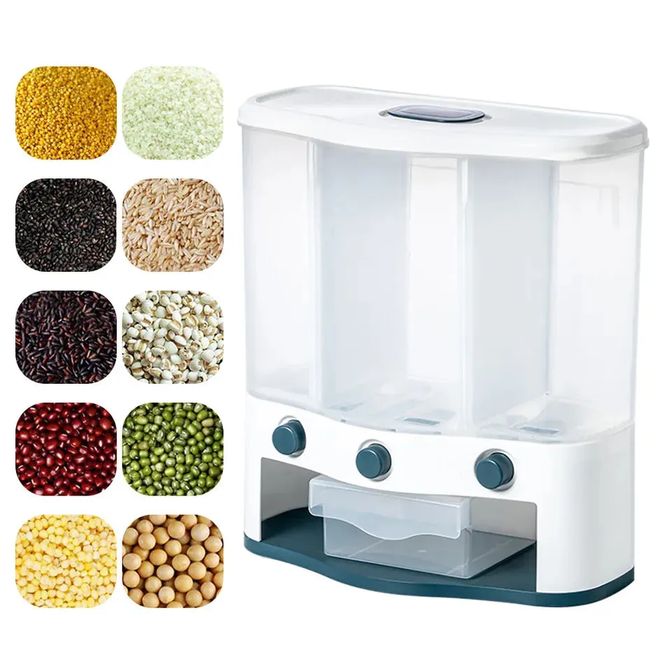 WALL MOUNTED GRAIN FOOD CONTAINER